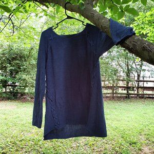 Design History Blue Knit Sweater